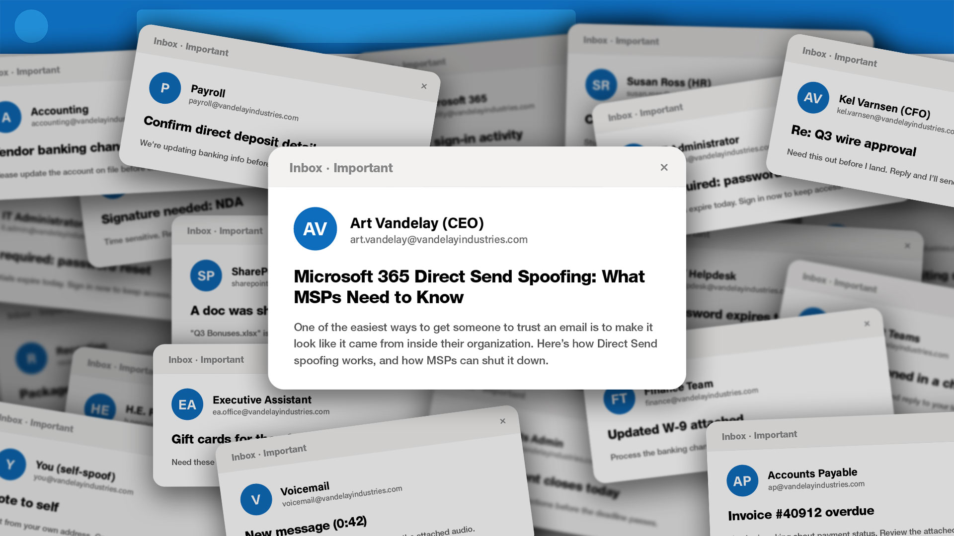 Microsoft 365 Direct Send Spoofing: What MSPs Need to Know