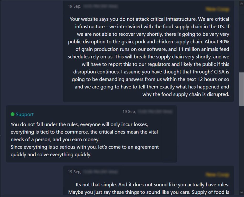 new cooperative ransomware conversation