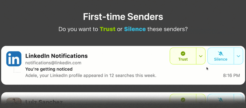 Shield Zero Trust Email by Mailprotector - First-time Sender