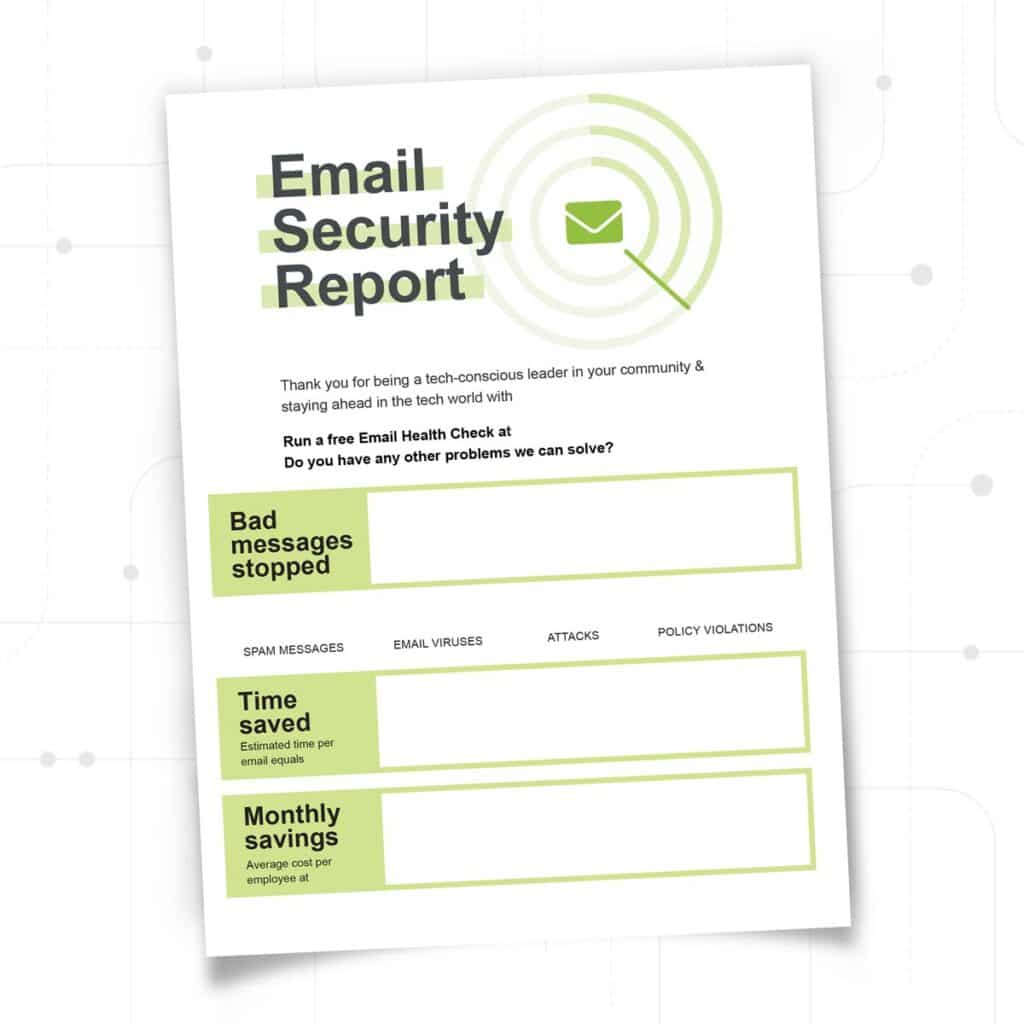 Mailprotector Email Security Report Template Download 2023