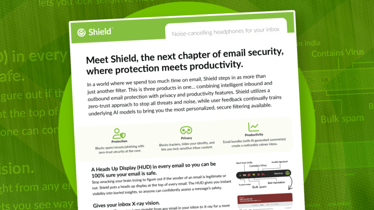 Shield Email Control Mailprotector Email Security