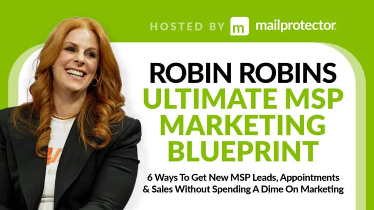 Robin Robins MSP Leads Marketing Webinar with Mailprotector